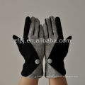 Frauen Warmes Dressing Wollmagie Handschuhe mit Knöpfen